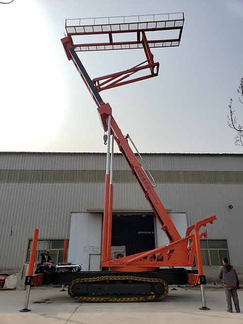 ?天津客戶(hù)定制一臺(tái)23米移動(dòng)式升降機(jī)設(shè)備